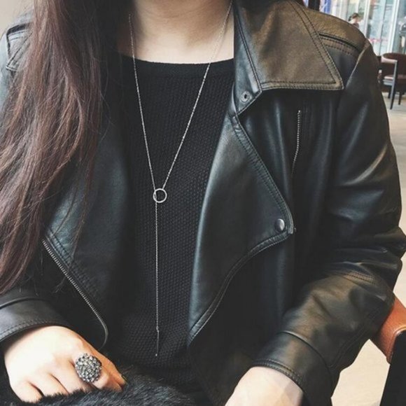 NEW 925 Silver Bar Circle Toggle Necklace - Picture 7 of 7